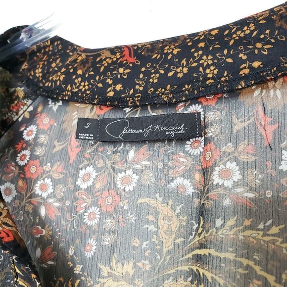 Patterson J. Kincaid Sheer Dress Size S - Picture 10 of 11